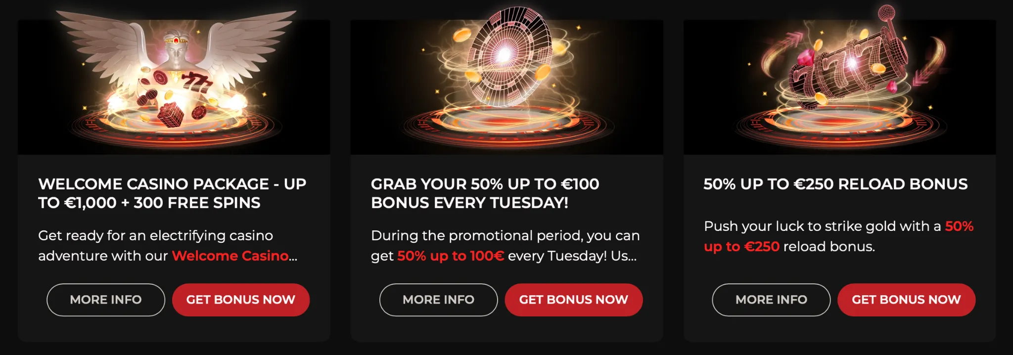 Bonuses and Promotions